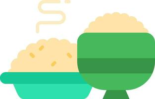 Meal Line Filled Icon vector