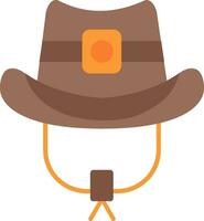 Cowboy hat Line Filled Icon vector
