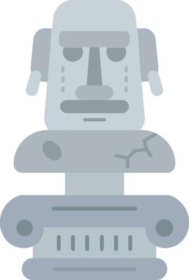 Sculpture Line Filled Icon