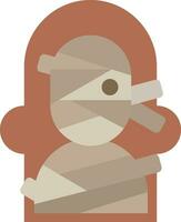 Mummy Line Filled Icon vector