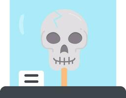 Skull Line Filled Icon vector