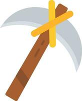 Pickaxe Line Filled Icon vector