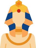 pharaoh Line Filled Icon vector