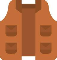 Vest Line Filled Icon vector