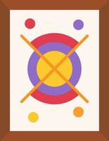 Abstract art Line Filled Icon vector