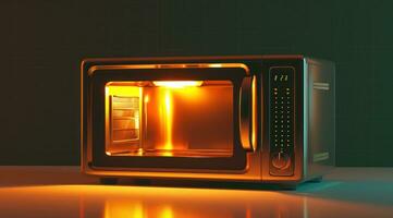 AI generated an expensive microwave oven, photo