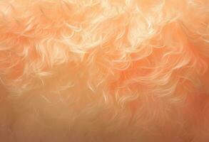 AI generated soft peach fur texture background photo