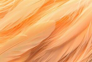 AI generated soft peach fur texture background photo