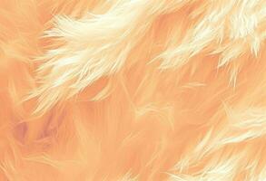 AI generated texture pastel orange fur, photo