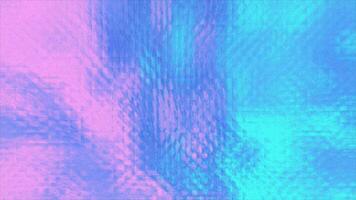 Glass holographic rainbow iridescent soft blue purple pink teal colors stripes gradient blurred abstract pastel backgrounds 4k video