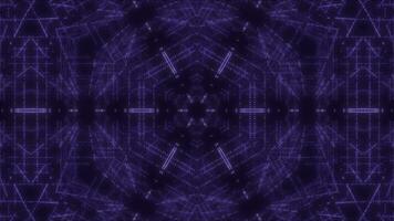 Lines and squares. Rhythmic movement. Psychedelic hypnotic transformation. Colorful purple graphics. Seamless looping animation footage. Optical illusion. video