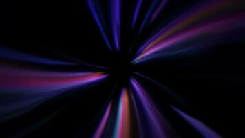 Circle rays lights abstract background for colorful swirl concept. Motion design. 4K video