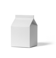 Lait boîte emballage maquette png