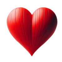 AI generated Heart beautiful to touch the for those who love valentine concept red png