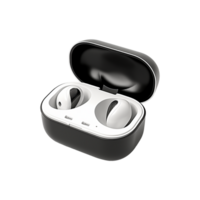 AI generated Earphone isolated on transparent background png