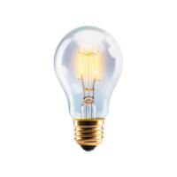 AI generated Bulb isolated on transparent background png