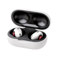 AI generated Earphone isolated on transparent background png