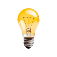 AI generated Bulb isolated on transparent background png