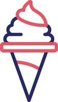 icono de vector de helado