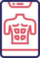 Chest Muscle Vector Icon