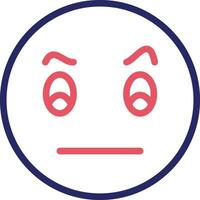 Face with Raised Eyebrow Vector Icon