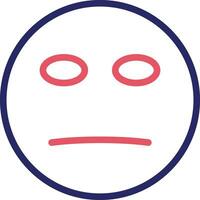 Neutral Face Vector Icon