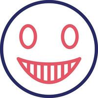 Grinning Face with Smiling Eyes Vector Icon