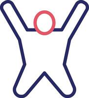 Extended Pose Vector Icon