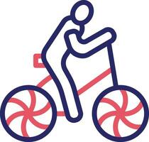 Cycling Person Vector Icon