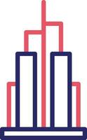 burj califa vector icono