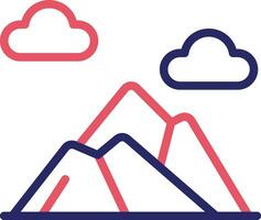 Mountains Vector Icon