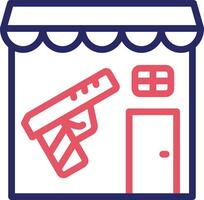 Gun Shop Vector Icon