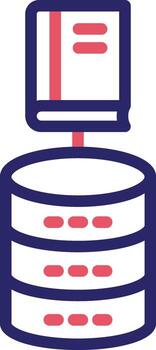 Study Database Vector Icon
