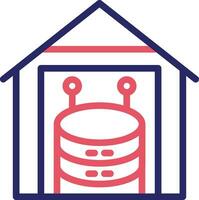 Data Warehouse Vector Icon