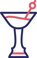 icono de vector de martini