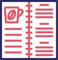 Coffee Menu Vector Icon