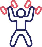 Weightlifter Vector Icon