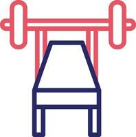 Bench Press Vector Icon