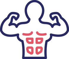 Body Builder Vector Icon