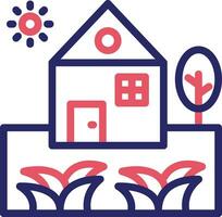 Home Landscape Vector Icon