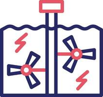 Tidal Power Vector Icon