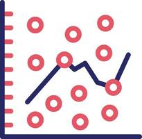 Scatter Plot Vector Icon