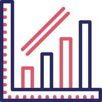 Escalating Bar Graph Vector Icon