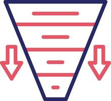 Funnel Chart Vector Icon