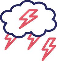 Thunderstorm Vector Icon