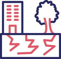 Earthquake Vector Icon