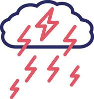 Thunderstorm Vector Icon