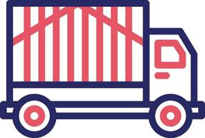 Cargo Truck Vector Icon