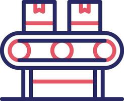 Automatic Conveyor Vector Icon