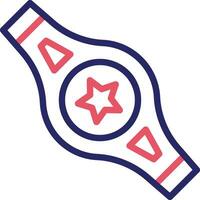 Champion Belt Vector Icon